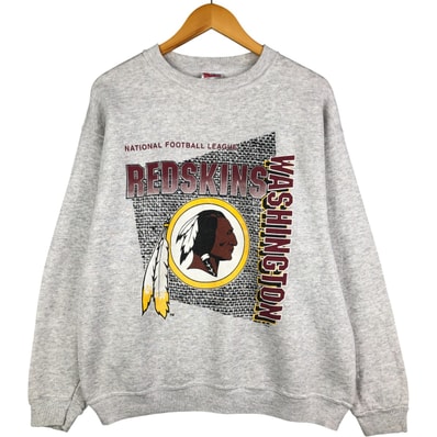 古着 90~00年代 ヘインズ Hanes ACTIVEWEAR NFL WASHINGTON REDSKINS ワシントンレッドスキンズ プリントスウェットシャツ トレーナー USA製 メンズXL相当/eaa595820