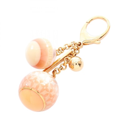 ルイ・ヴィトン LOUIS VUITTON ビジューサック ミニラン クロワゼット チャーム アクセサリー GP / レジン ピンク レディース ゴールド系 / ピンク系 M65643 【中古】