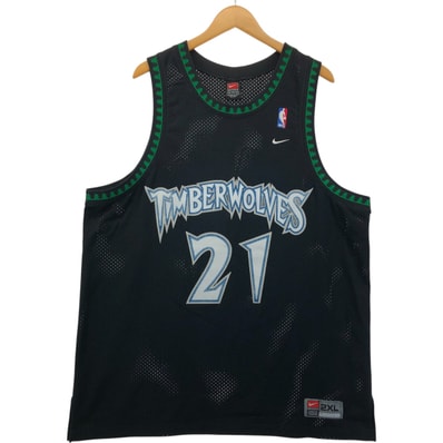 古着 00年代 ナイキ NIKE TEAM NBA MINNESOTA TIMBERWOLVES ミネソタ ティンバーウルブズ メッシュタンクトップ ゲームシャツ メンズXXL相当/eaa580552