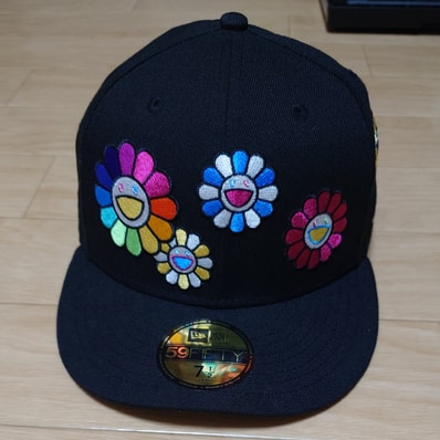 NEW ERA TAKASHI MURAKAMI 59FIFTY FLOWER ALLOVER "Black"