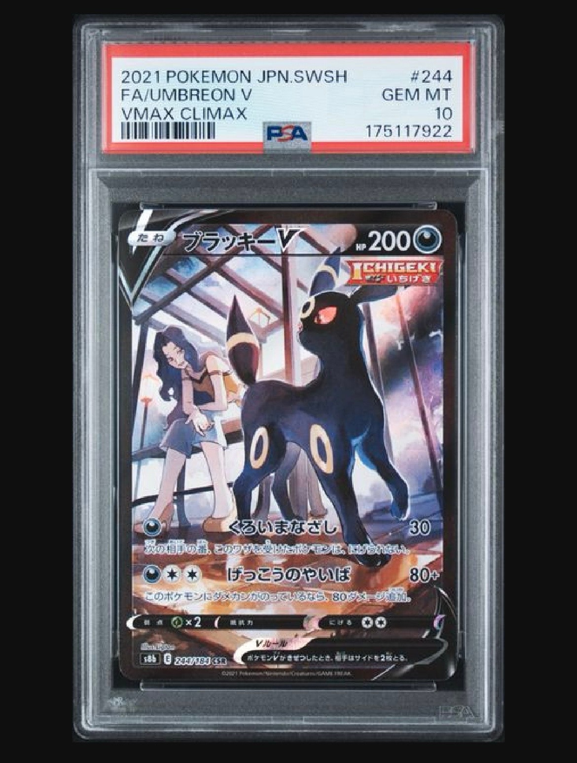 PSA10】ブラッキーV CSR[S8b 244/184](ハイクラスパック「VMAX