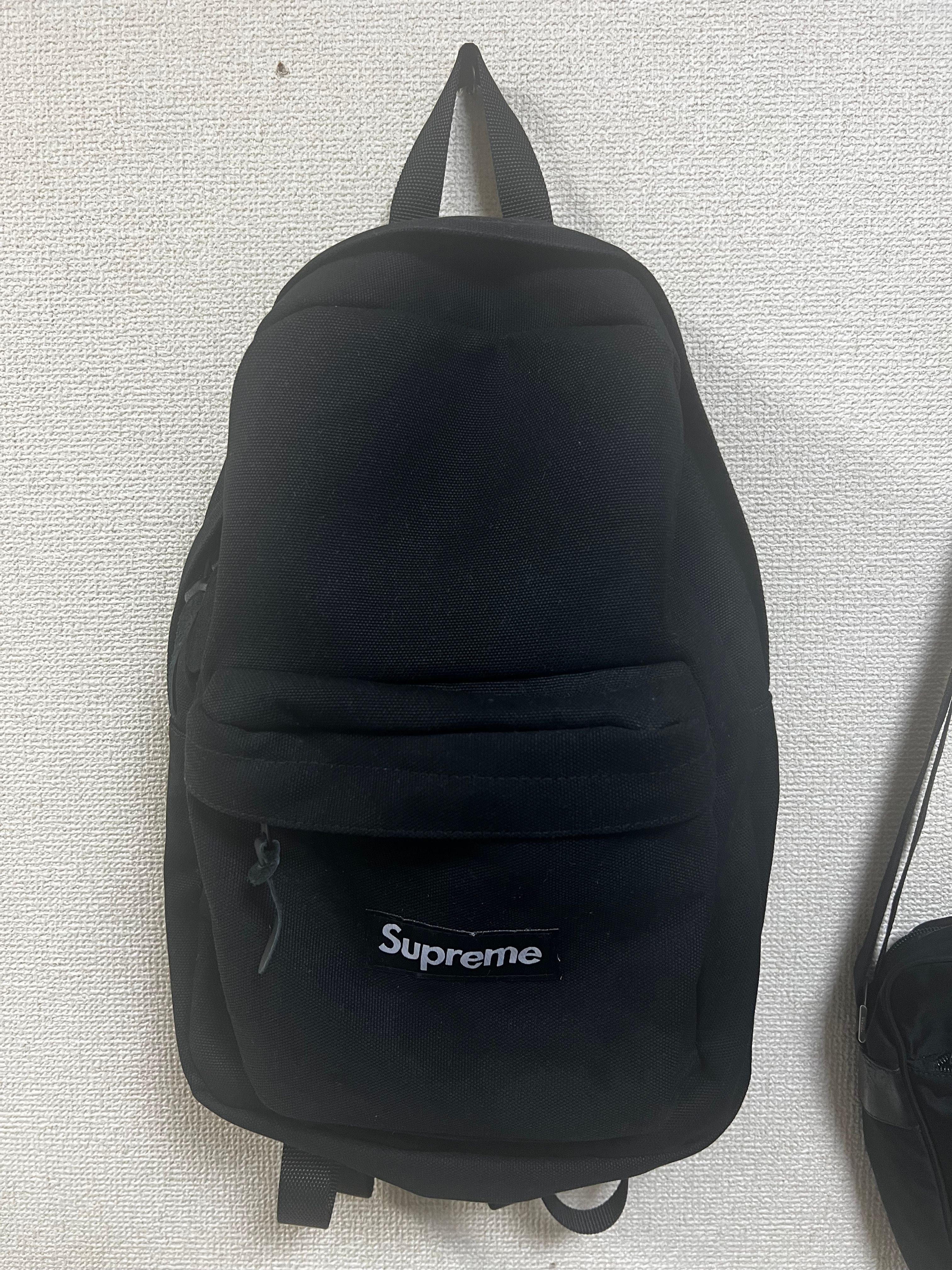 Supreme Canvas Backpack "Black"