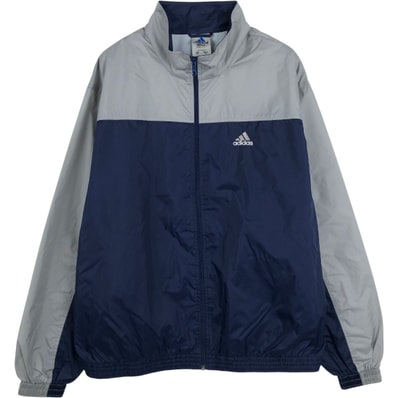 古着 00年代 アディダス adidas ツートン ナイロンジャケット メンズXL相当/eaa678700
