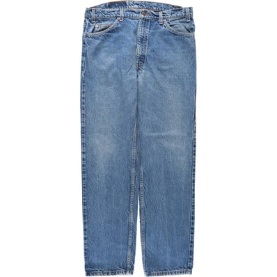 古着 90年代 リーバイス Levi's 505 REGULAR FIT STRAIGHT LEG オレンジタブ テーパードデニムパンツ メンズw35相当 ヴィンテージ/eaa673849