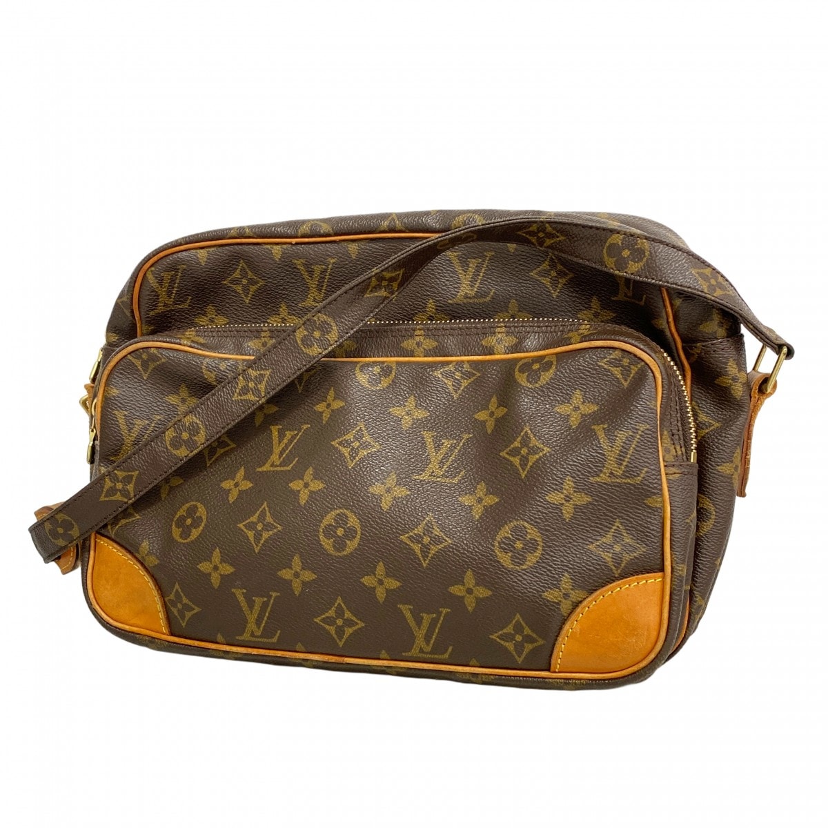 【6dd5354】ルイヴィトン ショルダーバッグ モノグラム ナイル M45244 ブラウン【中古】レディース