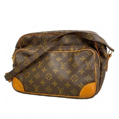 【6dd5354】ルイヴィトン ショルダーバッグ モノグラム ナイル M45244 ブラウン【中古】レディース