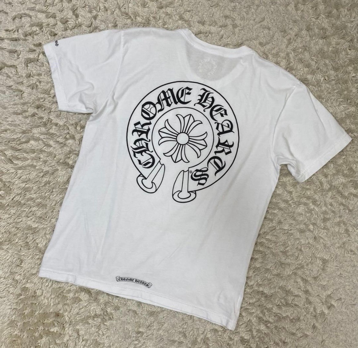 Chrome Hearts Horseshoe Logo Pocket T-Shirt "White"