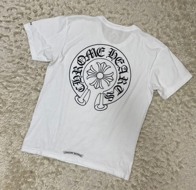 Chrome Hearts Horseshoe Logo Pocket T-Shirt "White"
