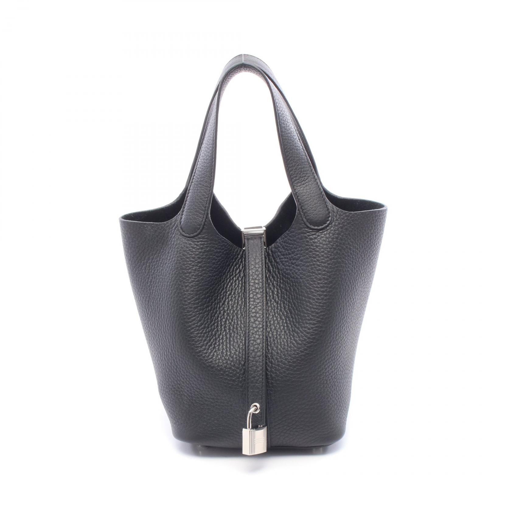 エルメス HERMES ピコタンロックPM ハンドバッグ バッグ トリヨンクレマンス トリヨンクレマンス K刻印(2025年製造) レディース ブラック系 【中古】