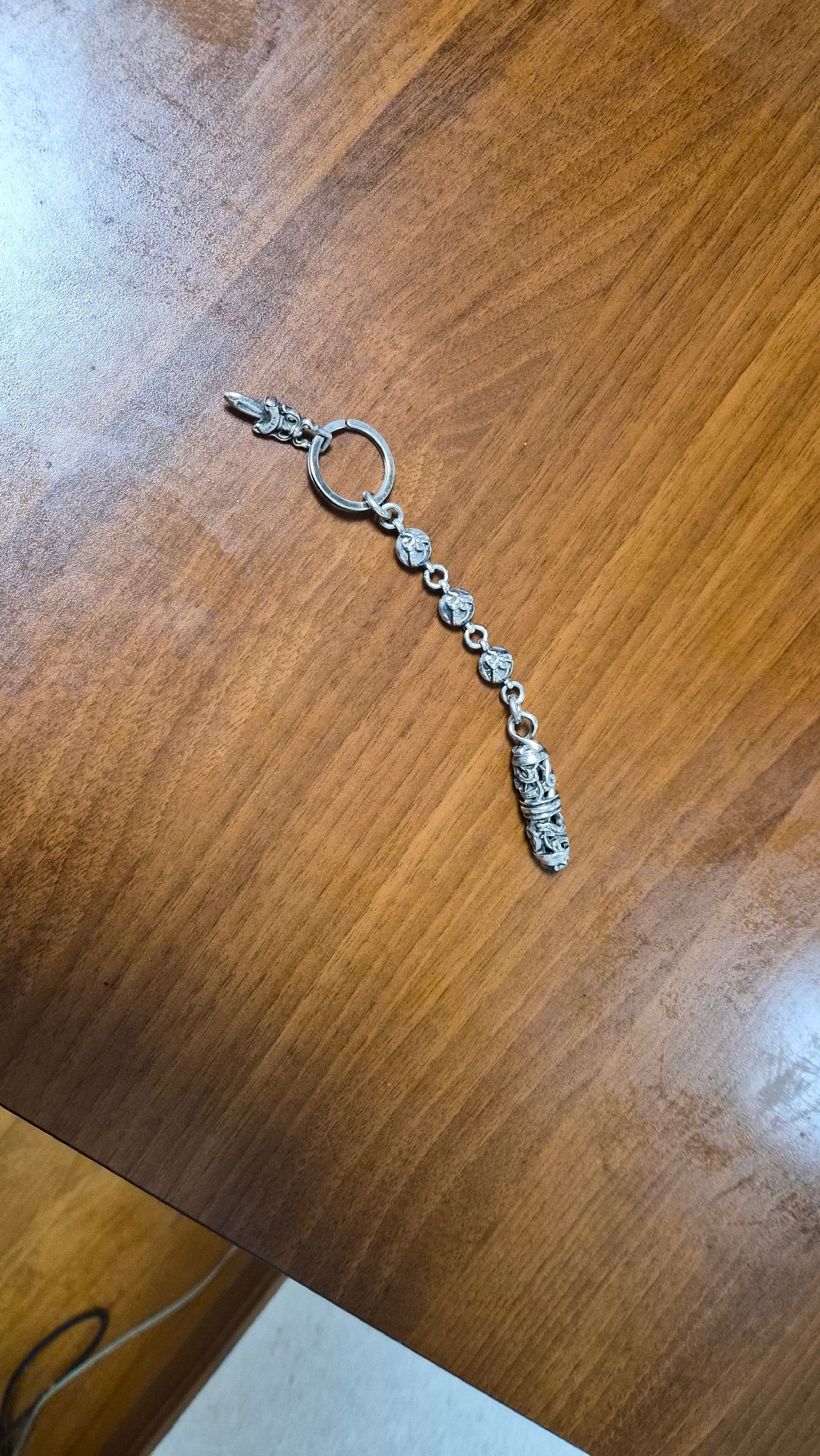 Chrome Hearts Key Ring Celtic Roller "Silver"