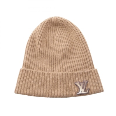 ルイ・ヴィトン LOUIS VUITTON ボネ LVアヘッド ニットキャップ ニットキャップ 帽子 カシミヤ メンズ レディース ブラウン系 M76594 【中古】