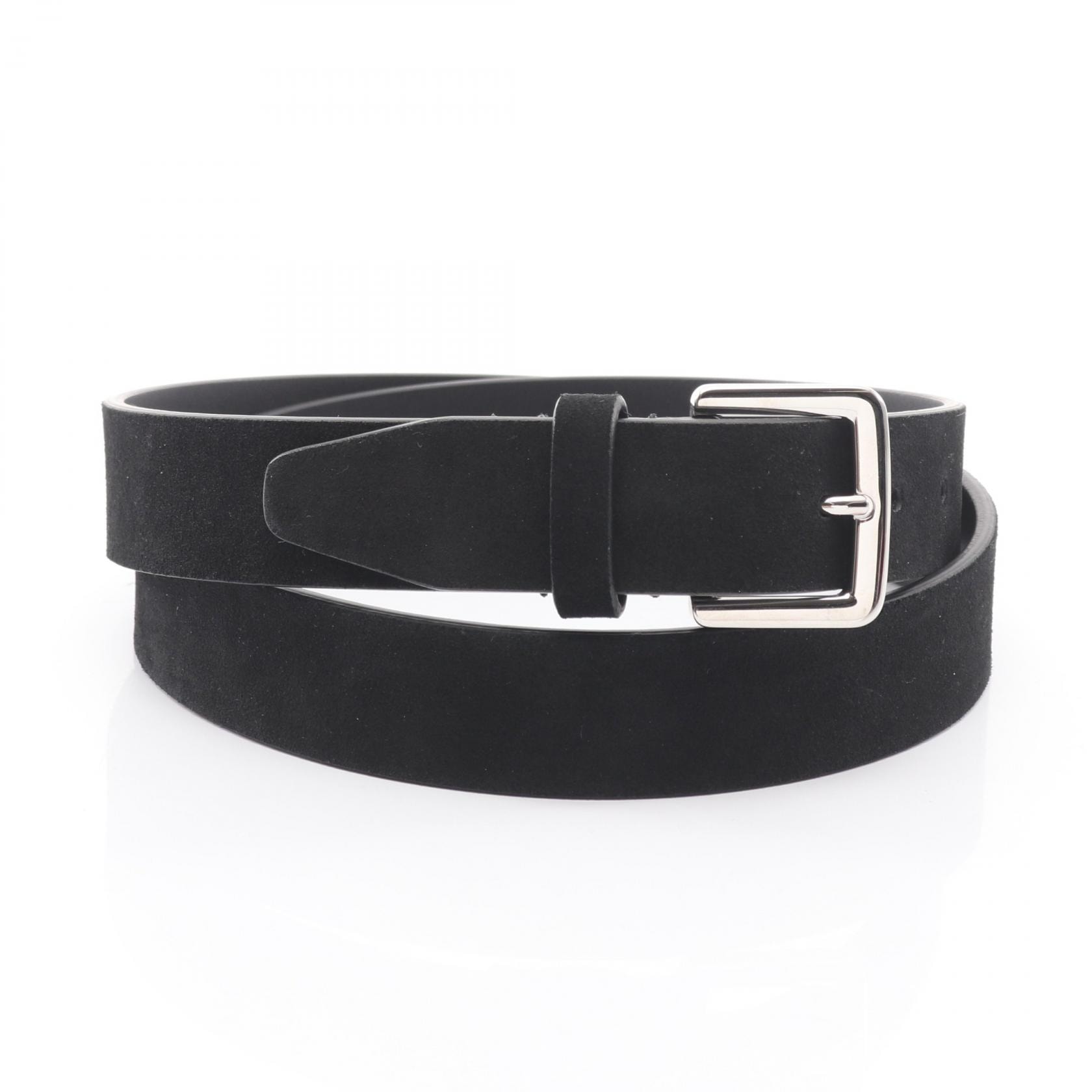 ジョルジオアルマーニ GIORGIO ARMANI ベルト 衣料品 スウェード メンズ ブラック系 【中古】