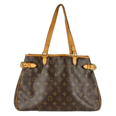 ルイ ヴィトン LOUIS VUITTON ショルダーバッグ モノグラム バティニョール オリゾンタル モノグラムキャンバス ブラウン ゴールド レディース M51154【中古】 z8928