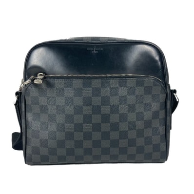ルイヴィトン LOUIS VUITTON デイトンPM N41408 ダミエグラフィット カバン メッセンジャーバッグ 斜め掛け ショルダーバッグ ダミエグラフィットキャンバス ブラック