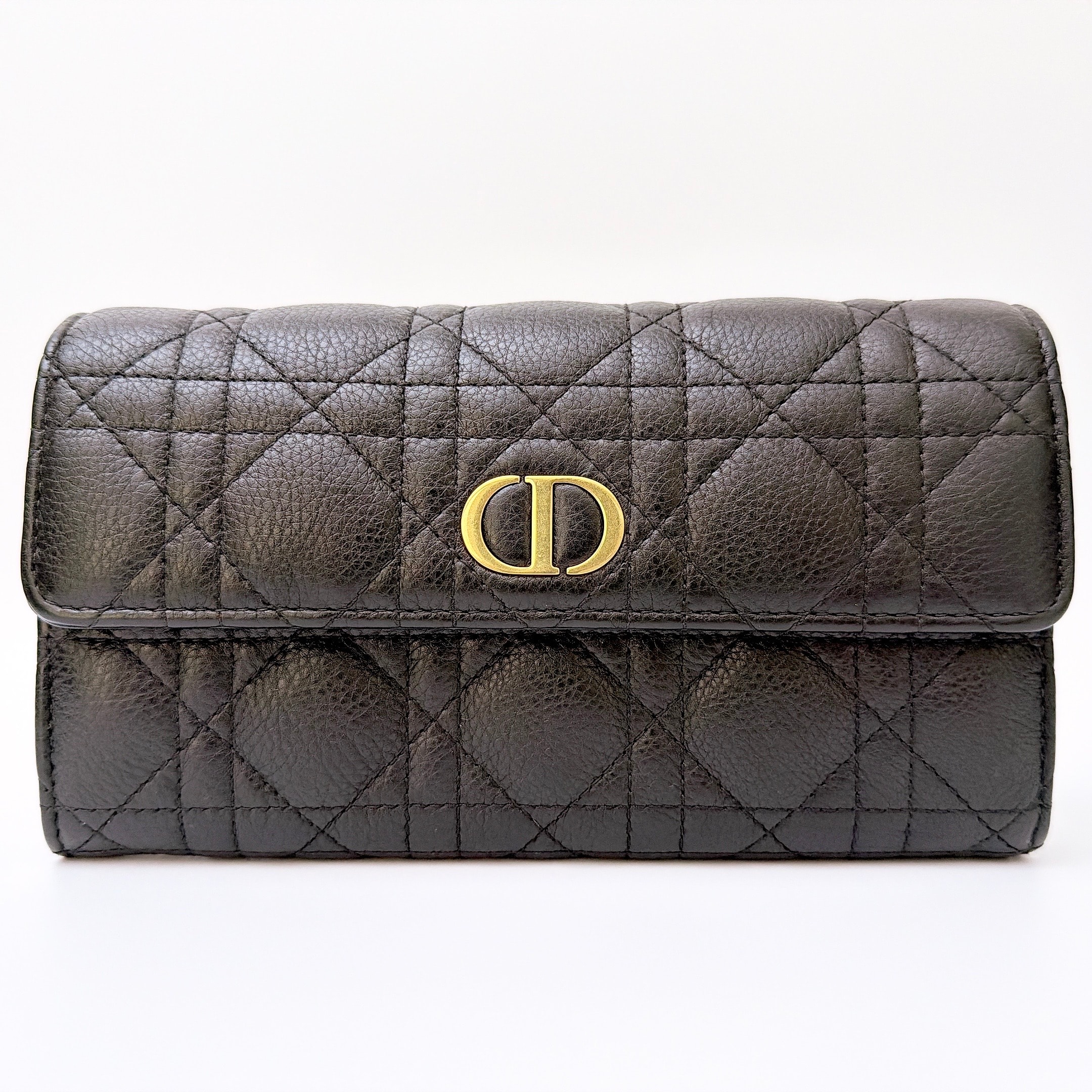 Dior Dior Caro Wallet "Black"