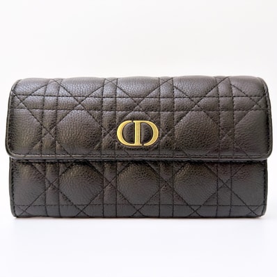 Dior Dior Caro Wallet "Black"