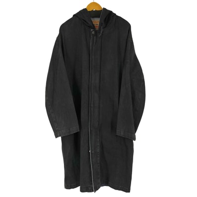 コーティングデニム フーデットコート【1141941240663】