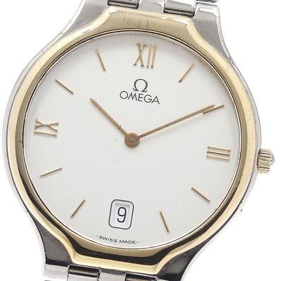 オメガ OMEGA デビル YGベゼル クォーツ メンズ _945861