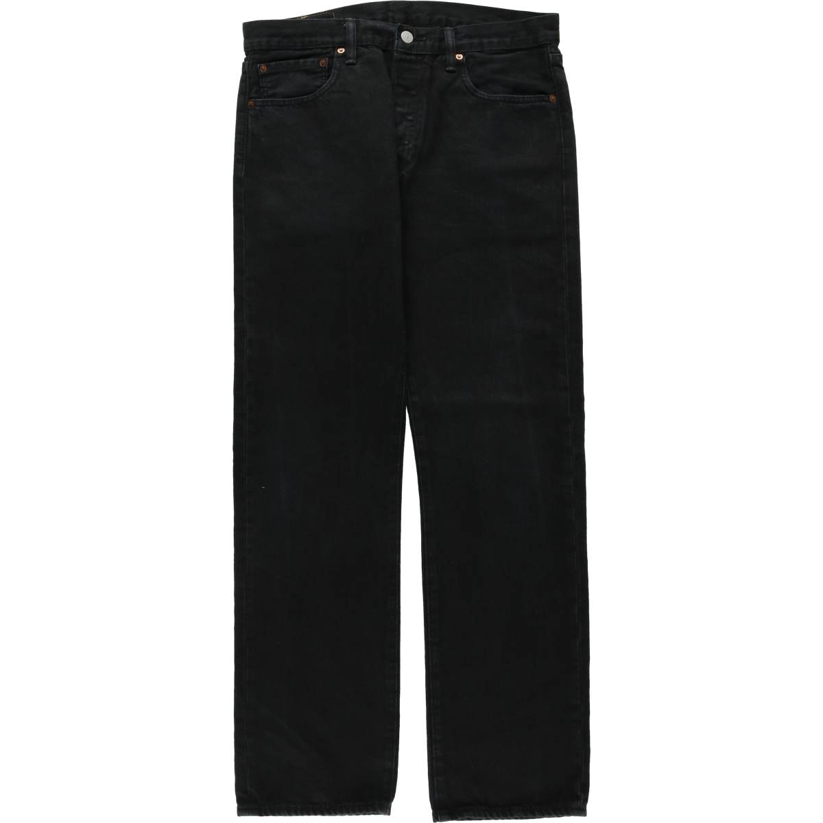 古着 リーバイス Levi's 501 ブラックデニム ストレートデニムパンツ メンズw34相当/eaa638371