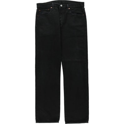 古着 リーバイス Levi's 501 ブラックデニム ストレートデニムパンツ メンズw34相当/eaa638371