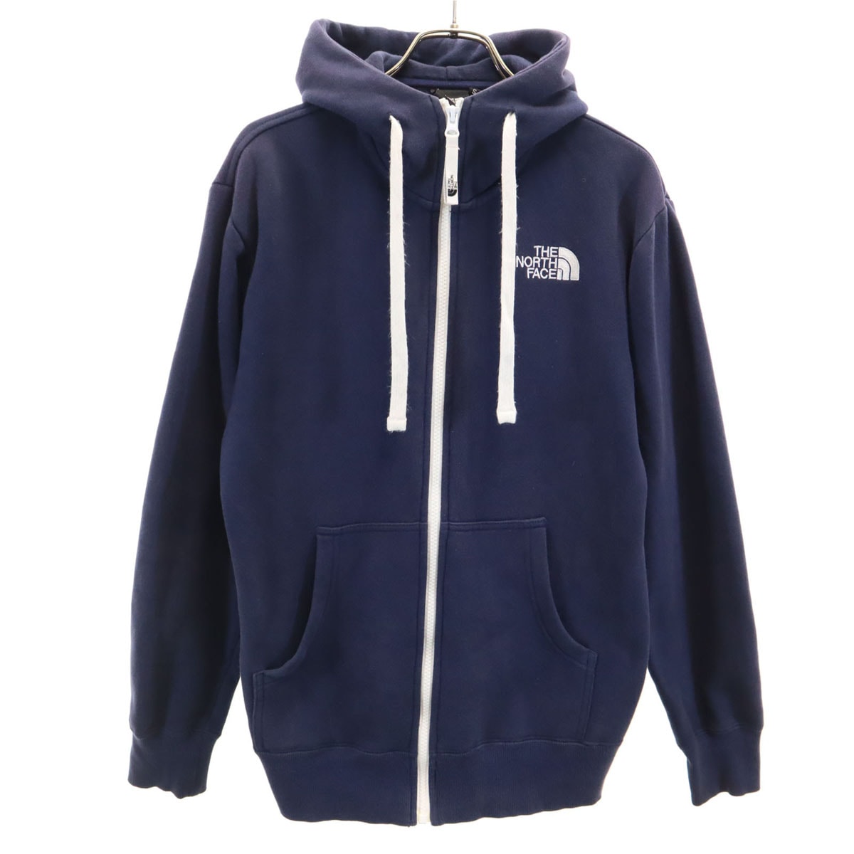 THE NORTH FACE ノースフェイス 長袖 リアビュー スウェット ジップパーカー S ネイビー NT11530 アウトドア