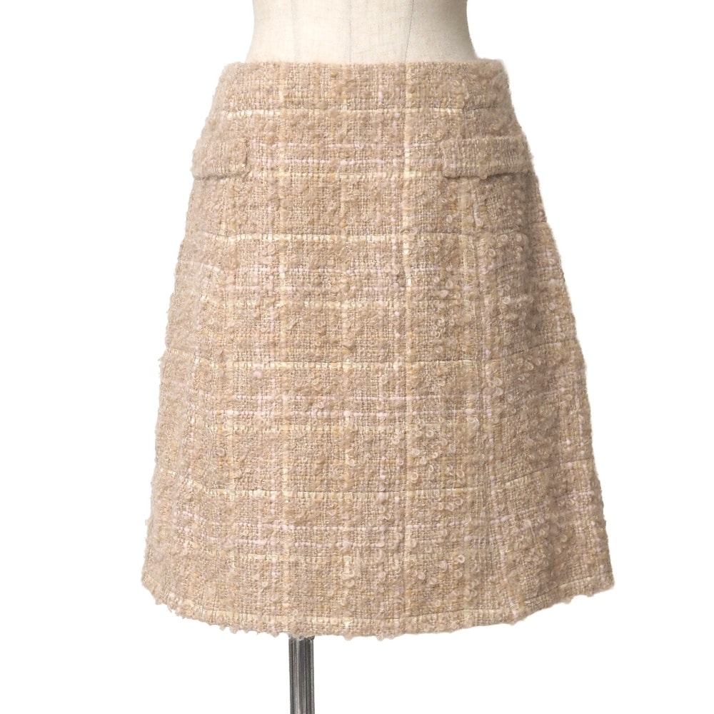 Christian Dior クリスチャンディオール 2011HIVER ミニスカート サイズ- ツイード チェック柄 イタリア製 ブランド古着【中古】20260417/RA9056