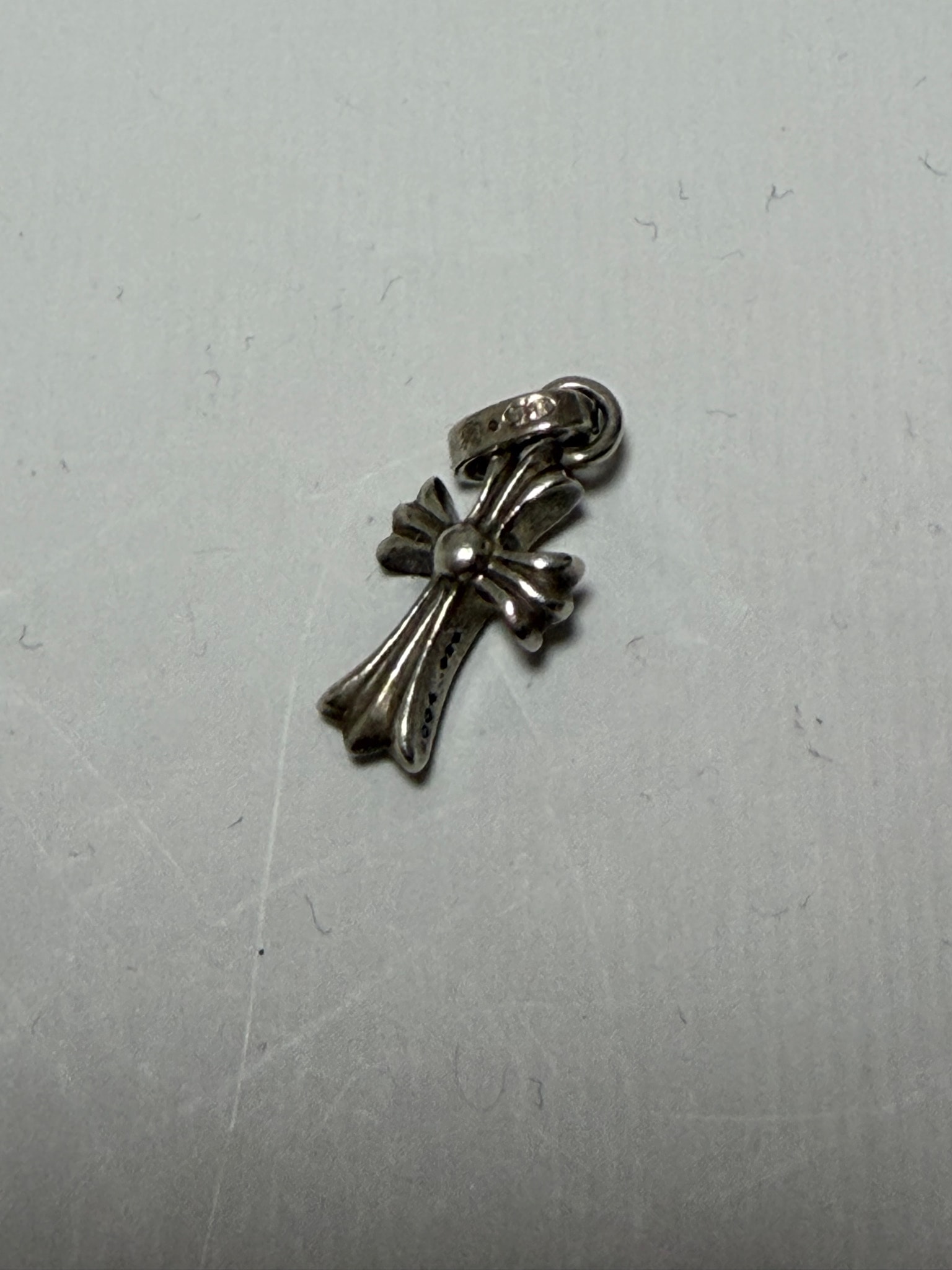 Chrome Hearts Cross Baby Fat Charm "Silver"