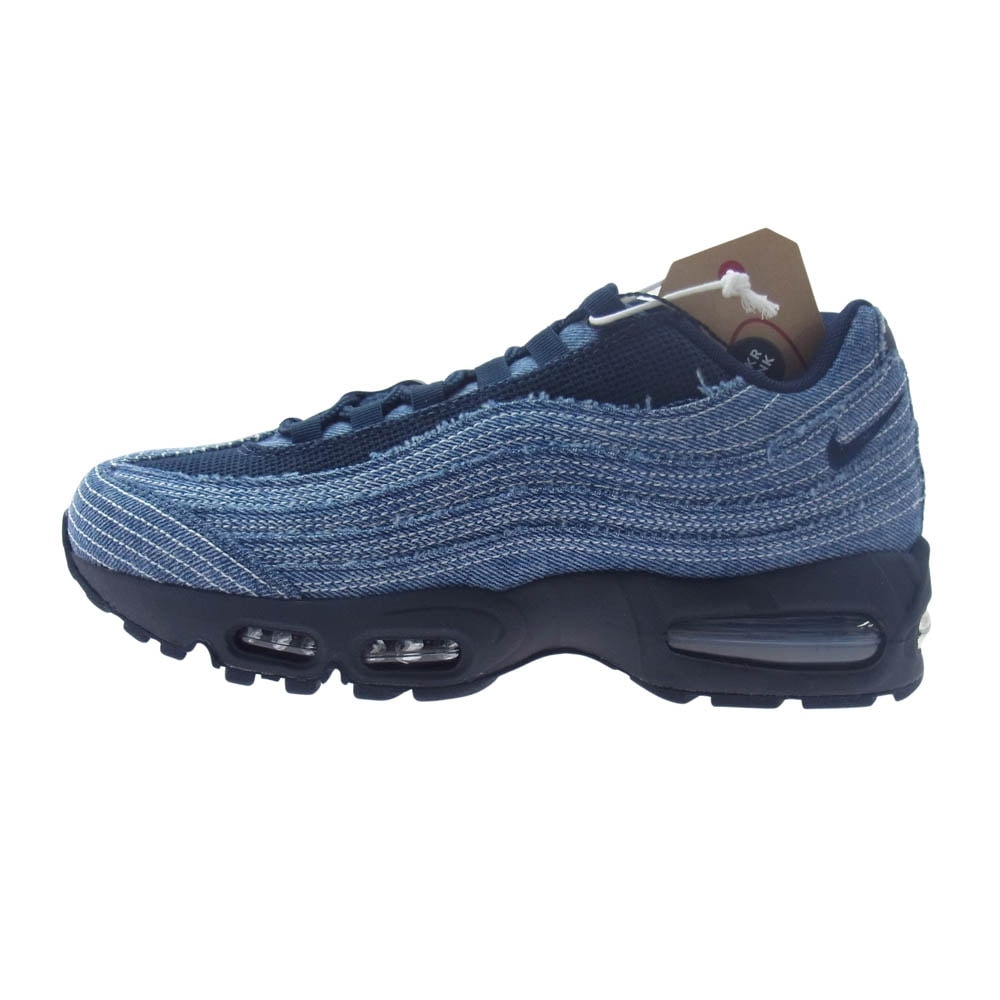 NIKE ナイキ スニーカー HM4743-400 × Levi’s リーバイス AIR MAX 95 Denim Blue【フェイクバスターズ鑑定済】エアマックス95 デニムブルー ローカット スニーカー 27cm【新古品】【未使用】【中古】