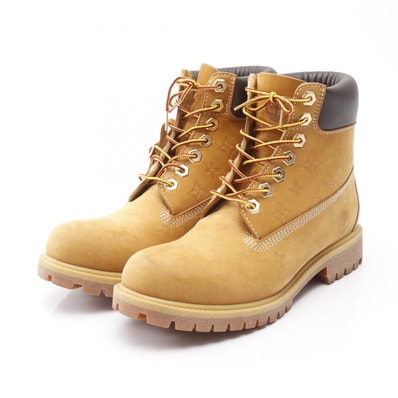 ルイ・ヴィトン LOUIS VUITTON LV × Timberland 6-IN アンクルブーツ ブーツ 靴 レザー レザー ベージュ メンズ ベージュ系 / ブラウン系 【中古】