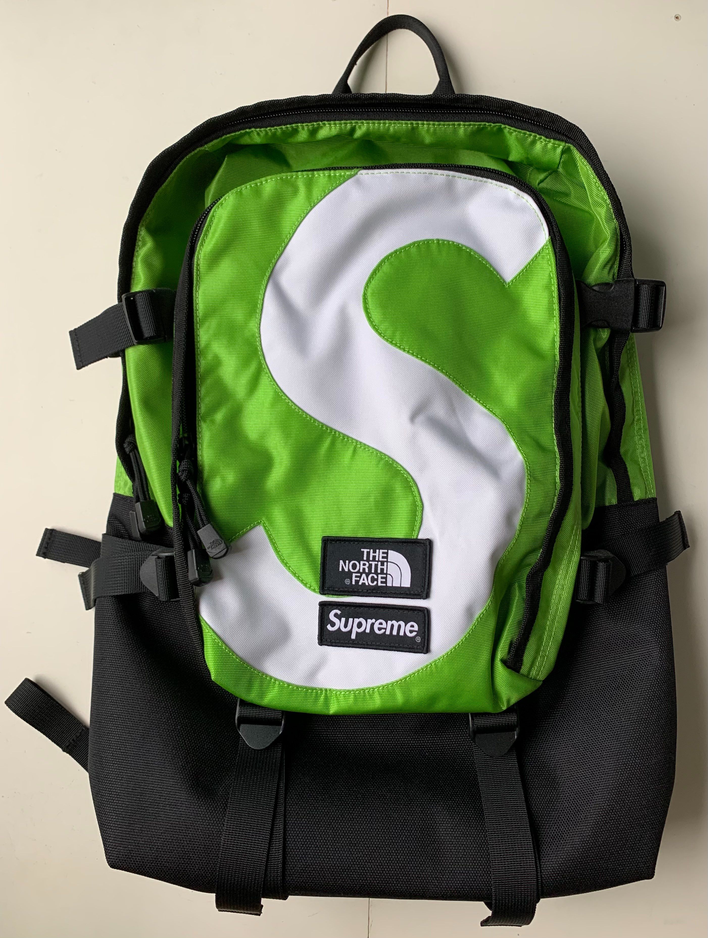 Supreme x The North Face S Logo Expedition Backpack "Green"