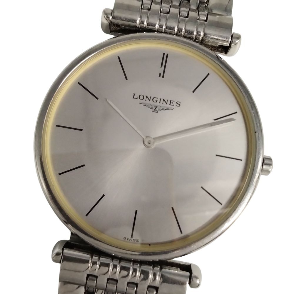LONGINES ロンジン L4.635.4 グランドクラシック クォーツ ステンレス 腕時計 シルバー 正規品 / C905