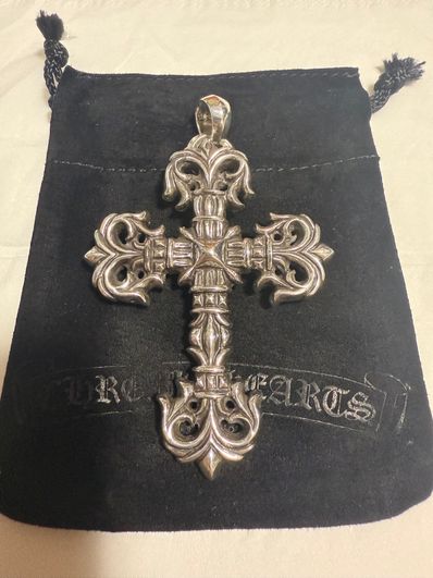 クロムハーツ フィリグリークロス SM Wベイル ペンダント ラージ