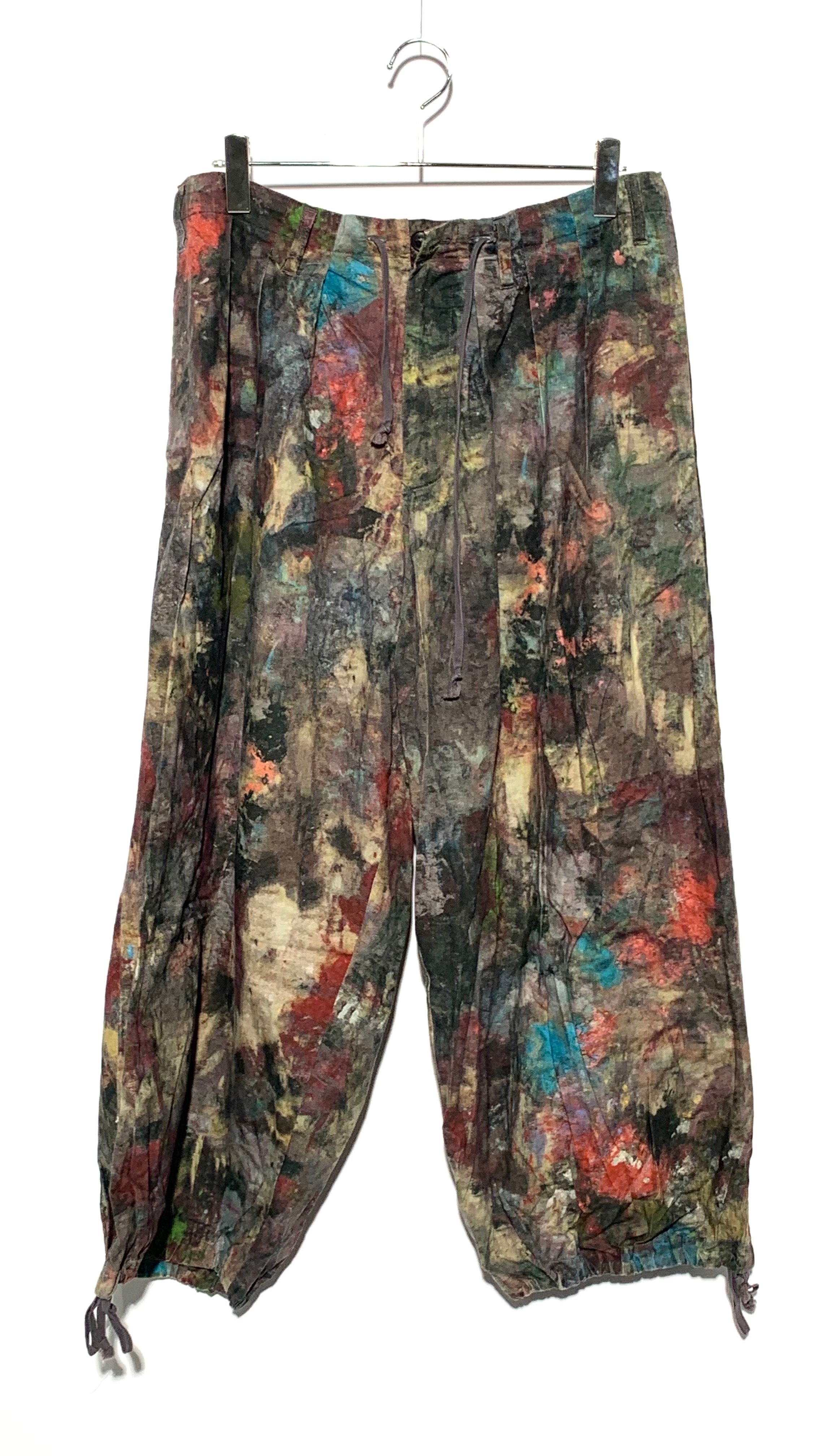 yohji yamamoto pour homme 18SS Print Balloon Pants mulch
