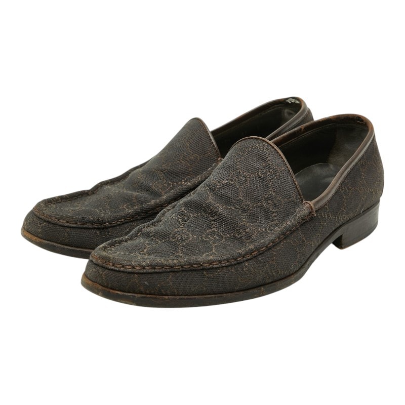 GUCCI(グッチ) GG キャンバス ローファー スリッポン KK707 GUCCI