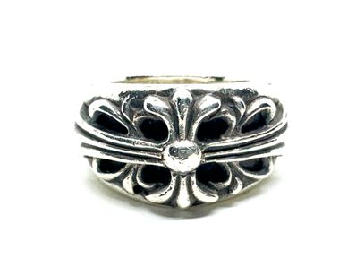 Chrome Hearts Floral Cross Ring "Silver"