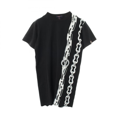 ルイ・ヴィトン LOUIS VUITTON ワンピース 衣料品 トップス コットン レディース ブラック系 / ホワイト系 RW221W LH8 FMDR30 【中古】