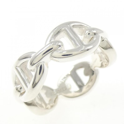 Hermes Chaine D'ancre Enchainee Ring PM "Silver"