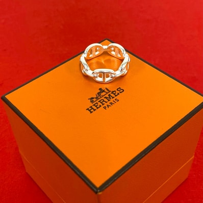 HERMES エルメス シェーヌダンクル アンシェネ リング シルバー925 リング・指輪 17号 シルバー
70079