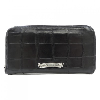 Chrome Hearts REC F Zip Alligator Wallet #2 "Black"