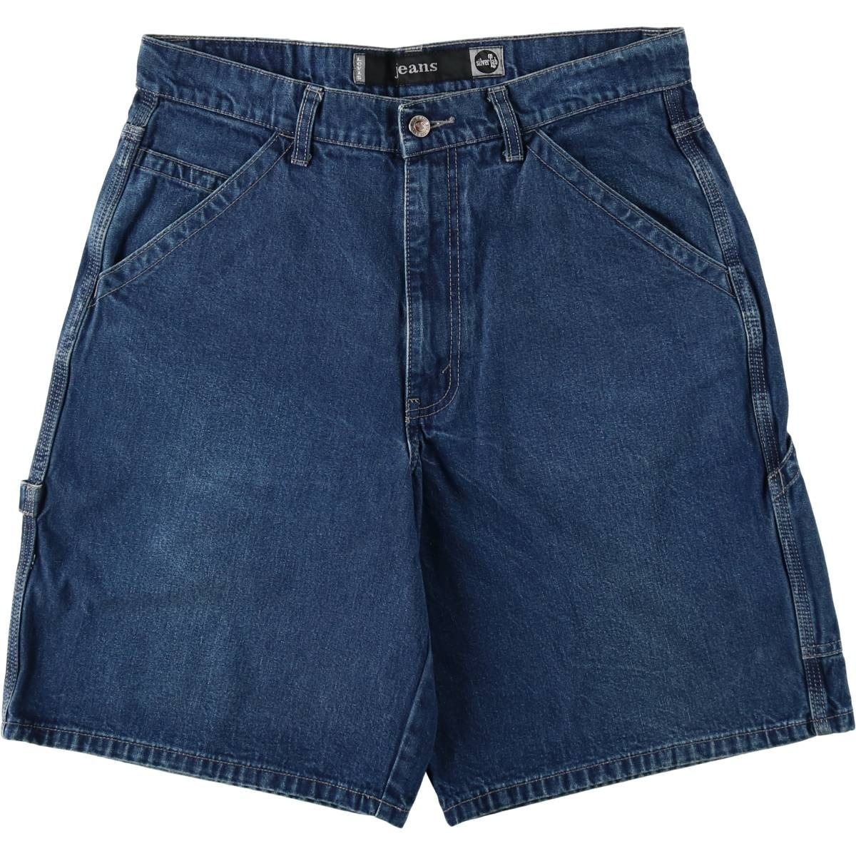 古着 リーバイス Levi's SILVER TAB シルバータブ JEANS デニムペインターショーツ ショートパンツ メンズw34相当/eaa637123