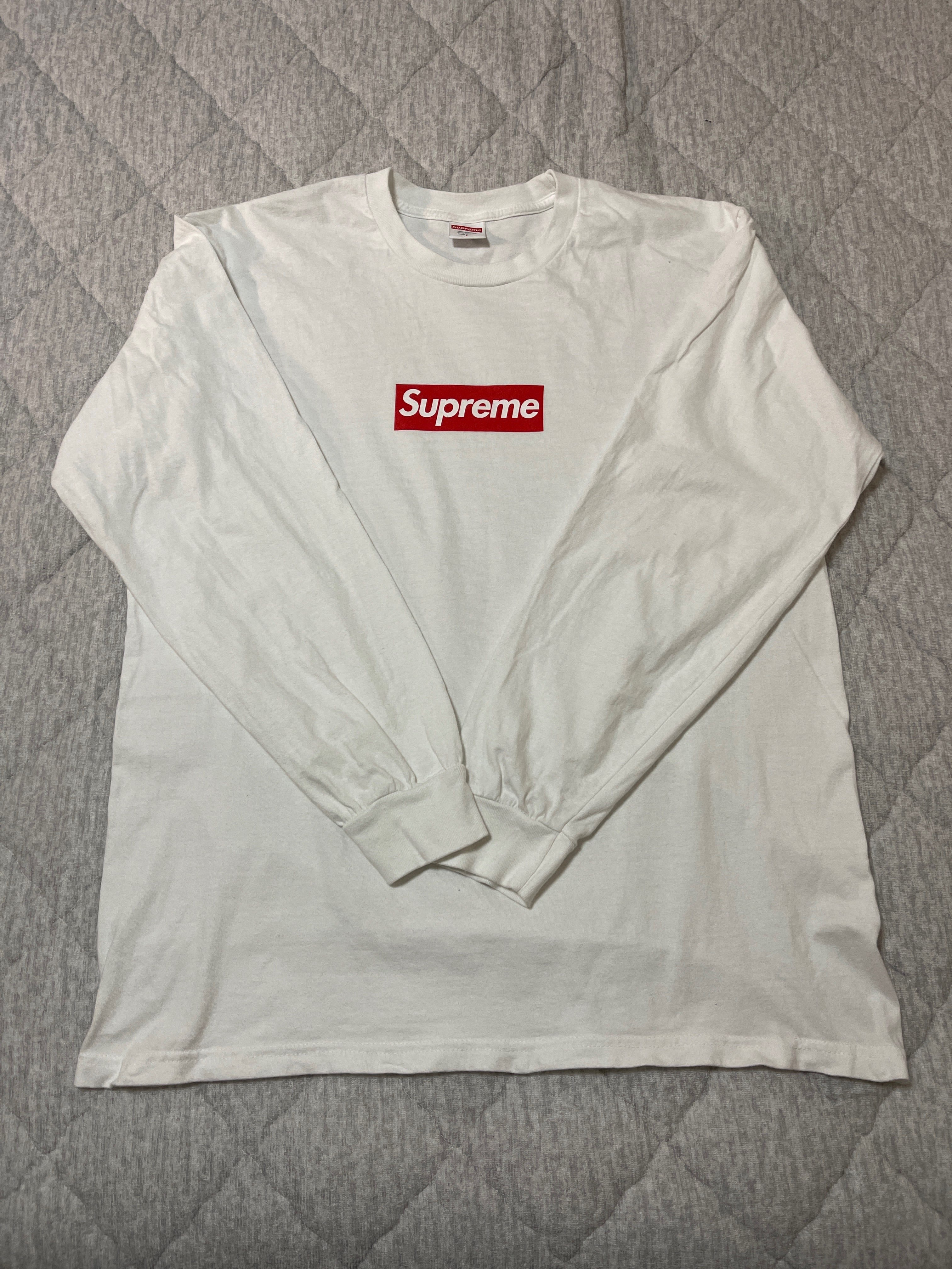 Supreme Box Logo L/S Tee "White"
