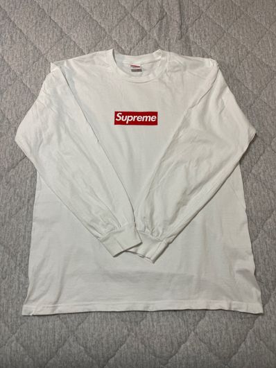 Supreme Box Logo L/S Tee "White"