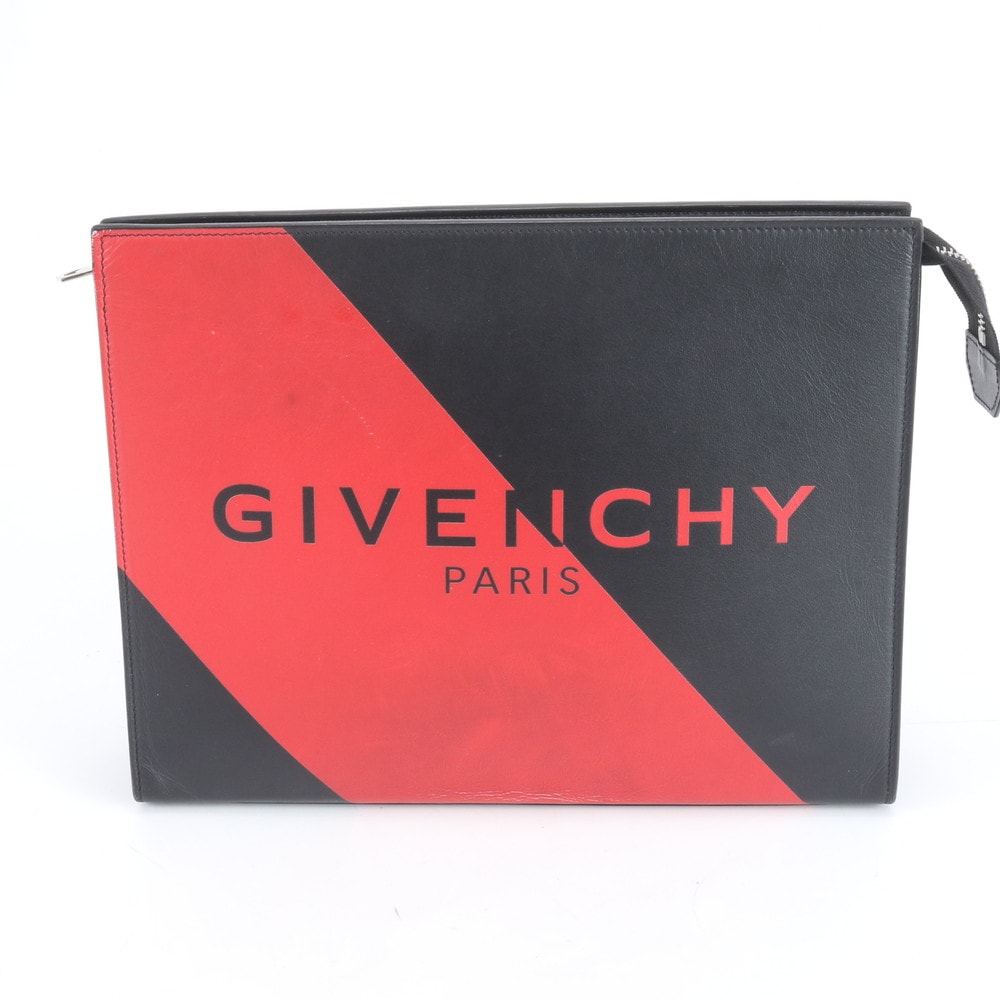 ■極美品 ジバンシー セカンドバッグ レザー