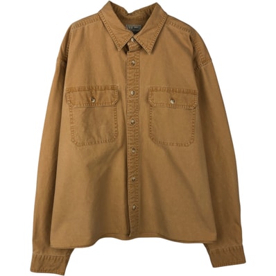 古着 90~00年代 エルエルビーン L.L.Bean コットンボックスシャツ メンズL相当 ヴィンテージ/eaa642814