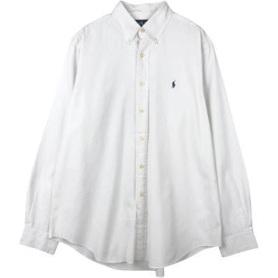 古着 ラルフローレン Ralph Lauren CLASSIC FIT クラシックフィット 長袖 ボタンダウンシャツ メンズL相当/eaa666183