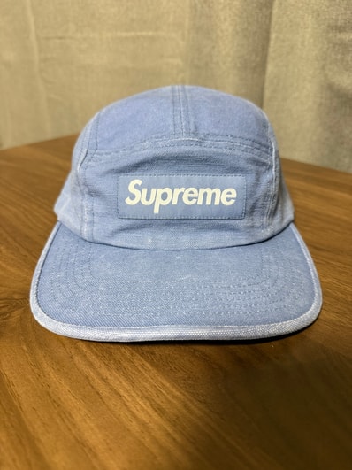Supreme Canvas Camp Cap "Blue"