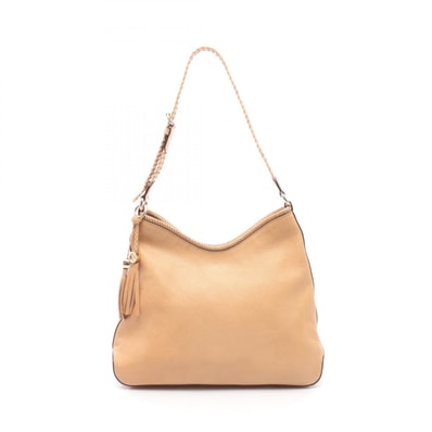 グッチ GUCCI マラケシュ ショルダーバッグ バッグ レザー レディース ベージュ系 257026 【中古】
