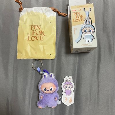 POP MART THE MONSTERS (LABUBU) Pin for Love Series-Vinyl Plush Pendant (A-M) ?