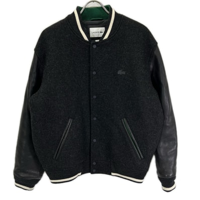 ラコステ ブラック BH1982-20C Teddy Collage Jacket 180