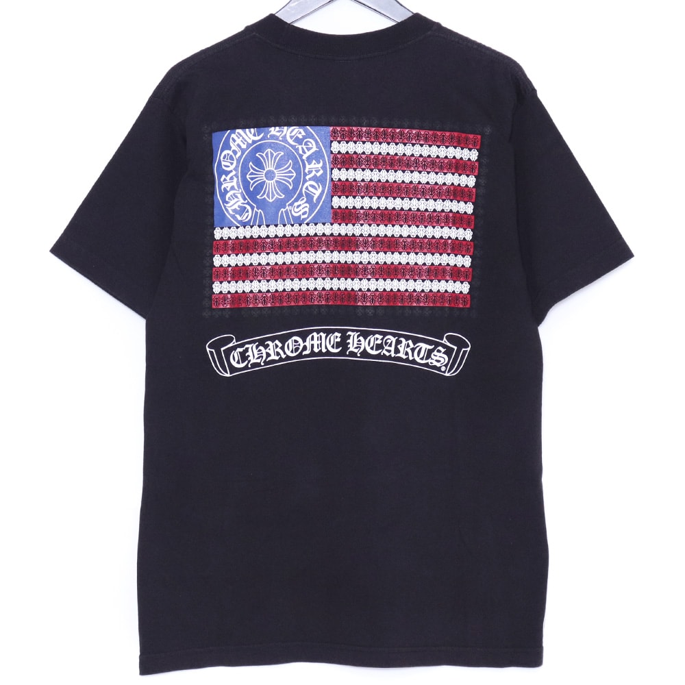 CHROME HEARTS オールド アメリカンフラッグダガーポケットTシャツ